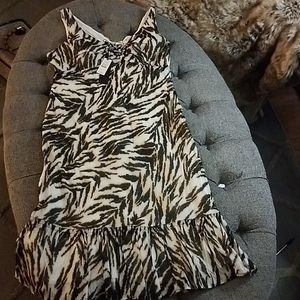 Talbots animal print dress